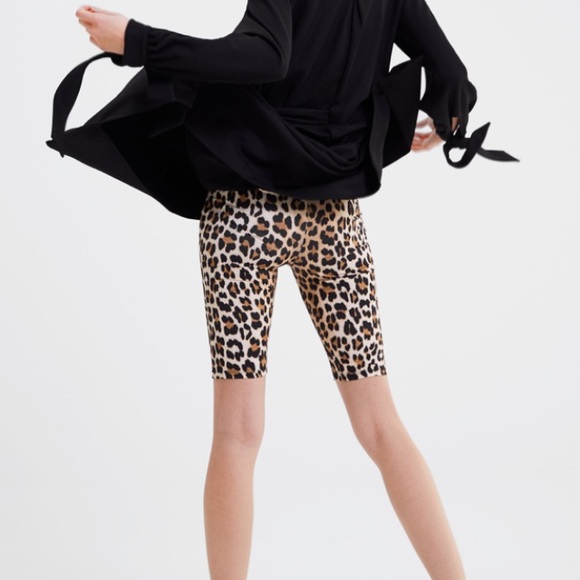 Zara animal print bike shorts - Picture 4 of 4